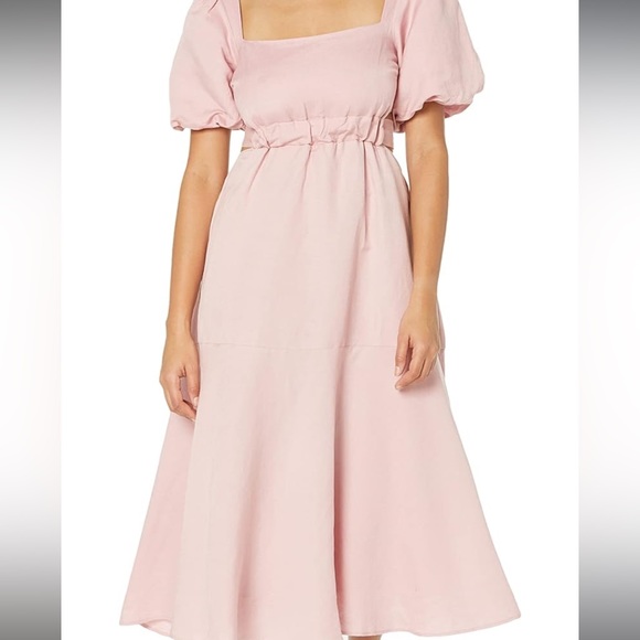 ASTR The Label Angeles Puff Sleeve Cutout in Pink - Picture 1 of 2